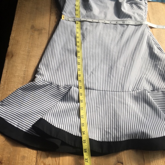 Lucy Paris Dakota One Shoulder Stripe Dress - Picture 4 of 7